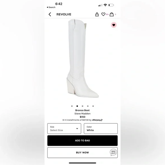 Steve Madden bronco boot size 8 - Picture 5 of 6